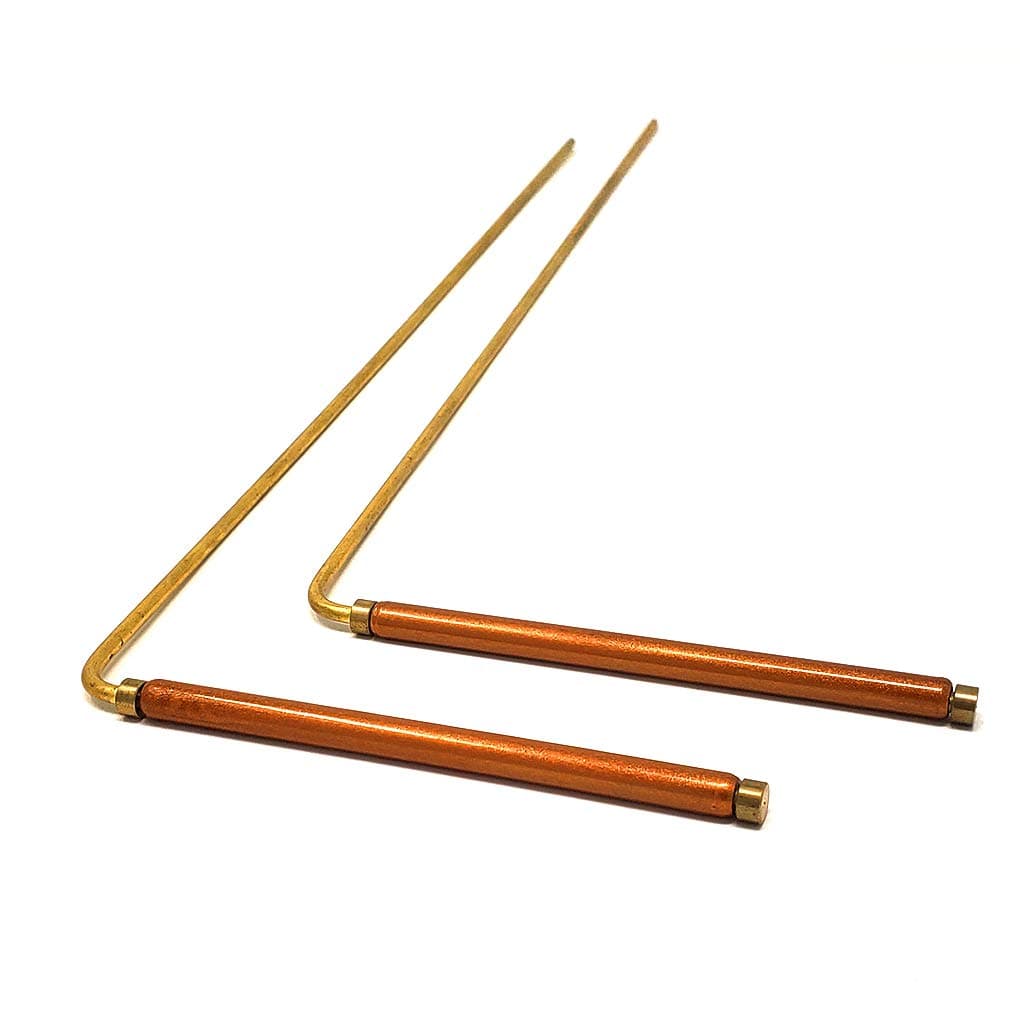 Deluxe Solid Copper & Brass Dowsing Rods β Chi & Spiritual Energy