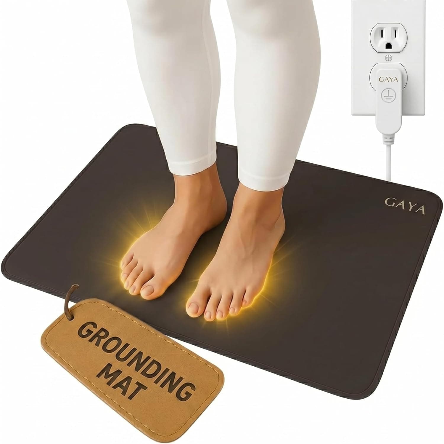 GAYA Grounding Mat for Feet β 24"Γ16" Earthing Pad